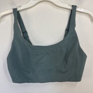 Lululemon Women's In Alignment Straight-Strap Bra Size 6 C/D Sage Green Yoga